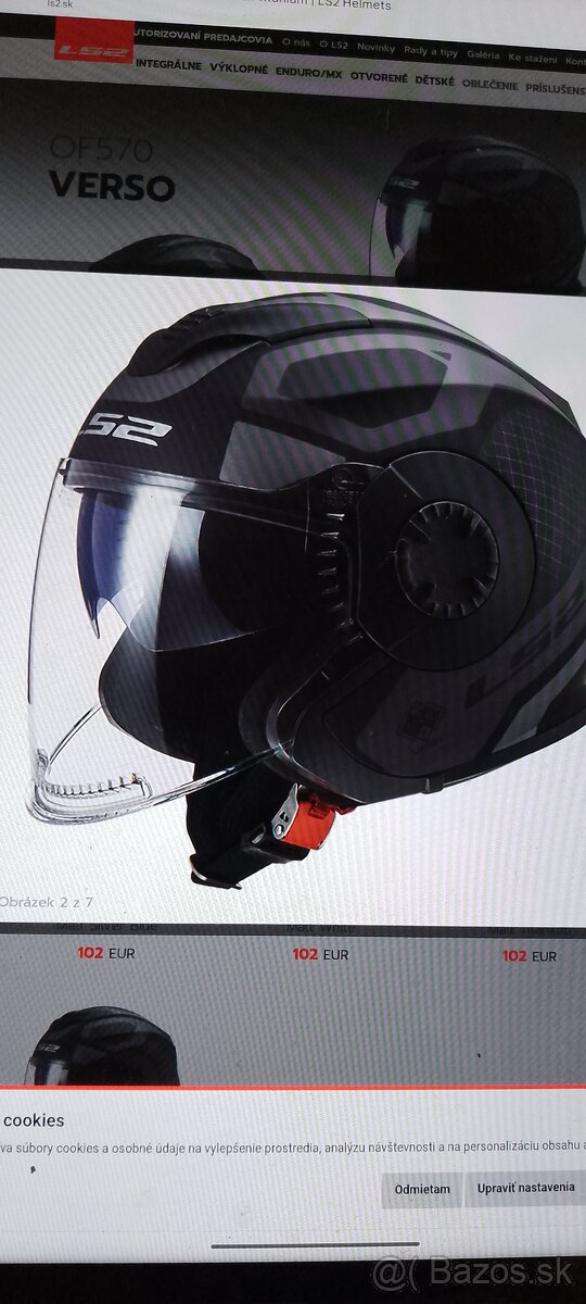 Prilba LS2 OF570 TITANIUM - 16