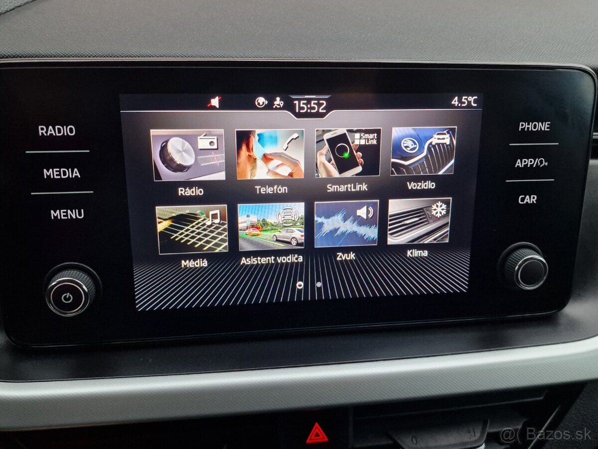 Škoda Scala 1.0 TSI Style Full led 70kW Facelift SR 1majiteľ - 16