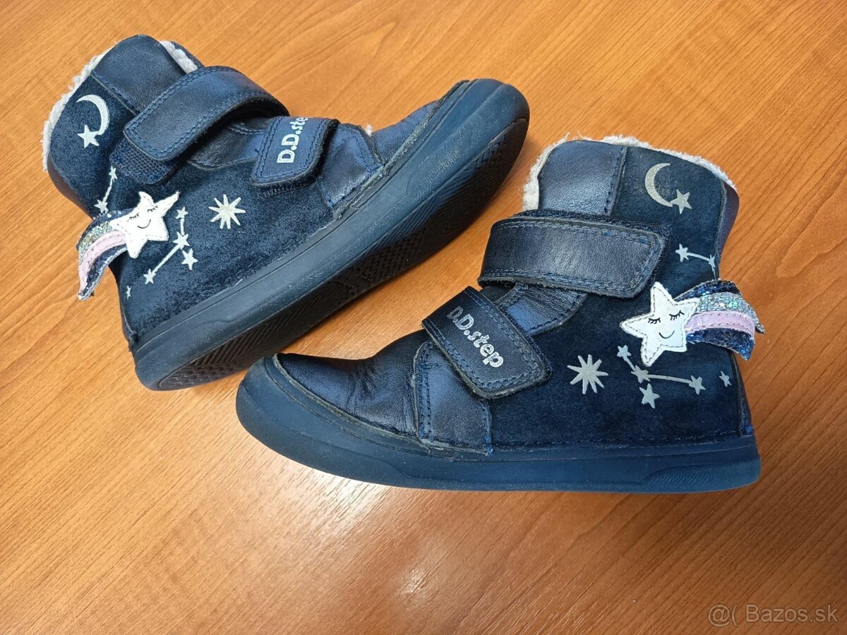 Zimné topánky DD STEP svietiace v tme, 30- VD 19 cm - 16