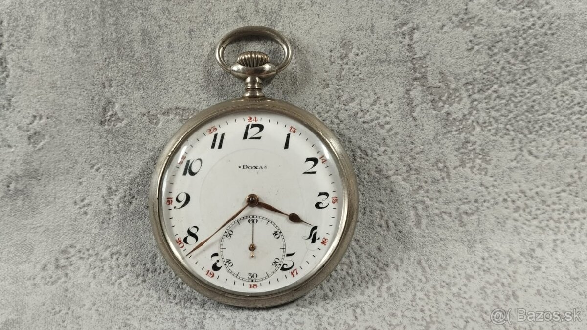 Krásné kapesní hodinky DOXA do sbírky, medaile - 16