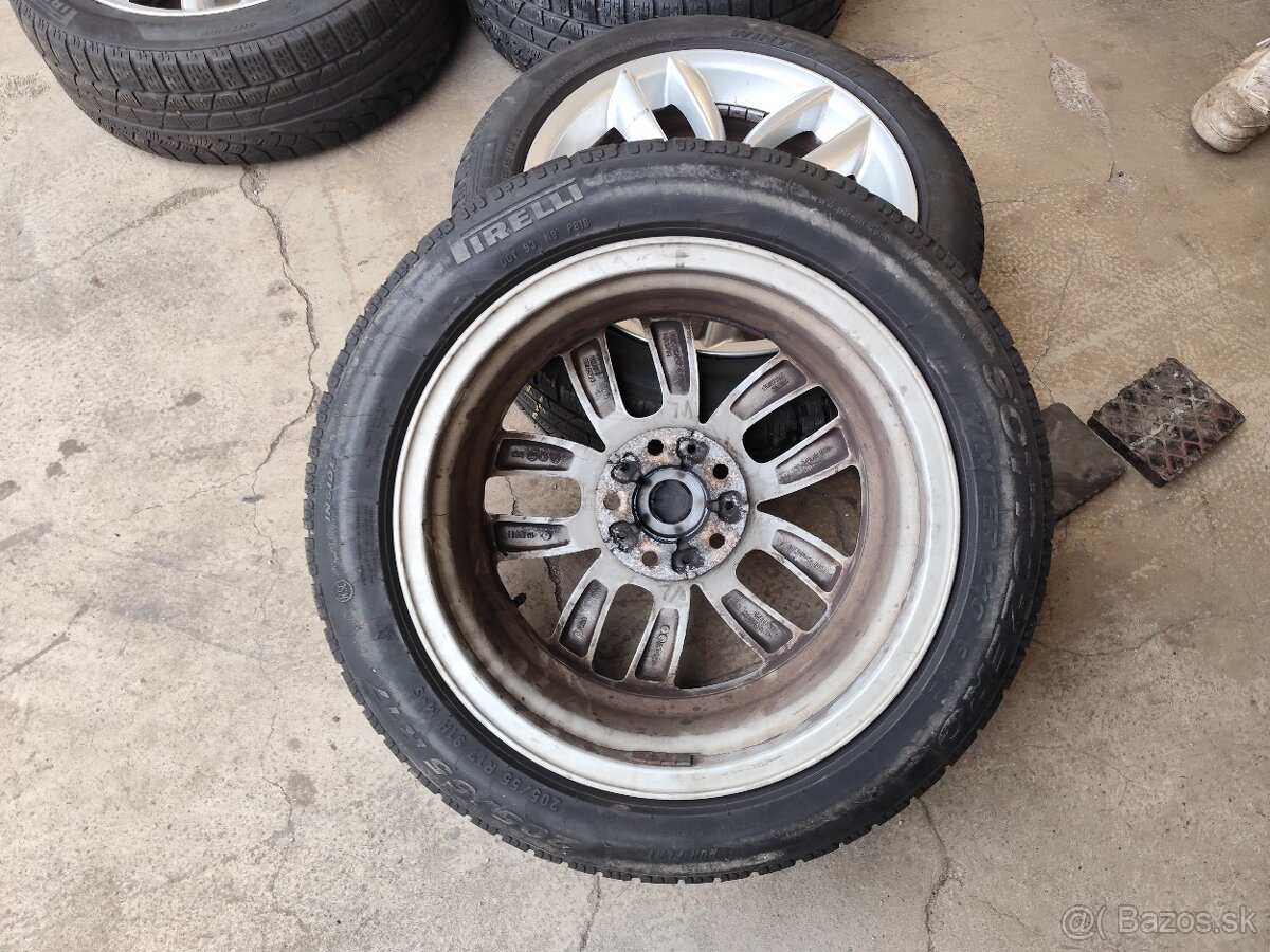 Mini sada alu+pneu 205/55 17" - 16