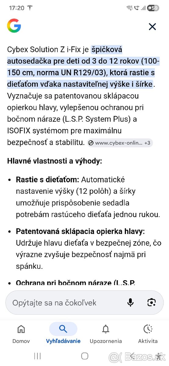 Autosedačka Cybex Platinum - 16