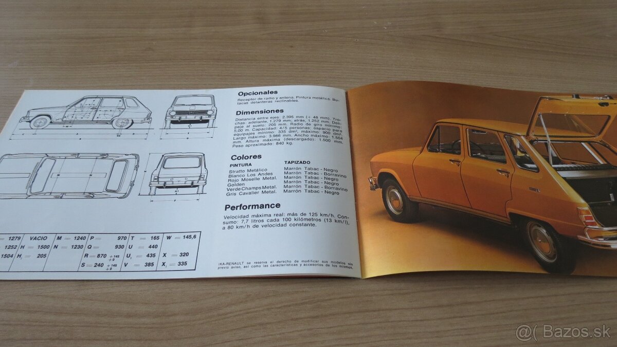 Prospekty Renault 50. až 90. léta. - 16
