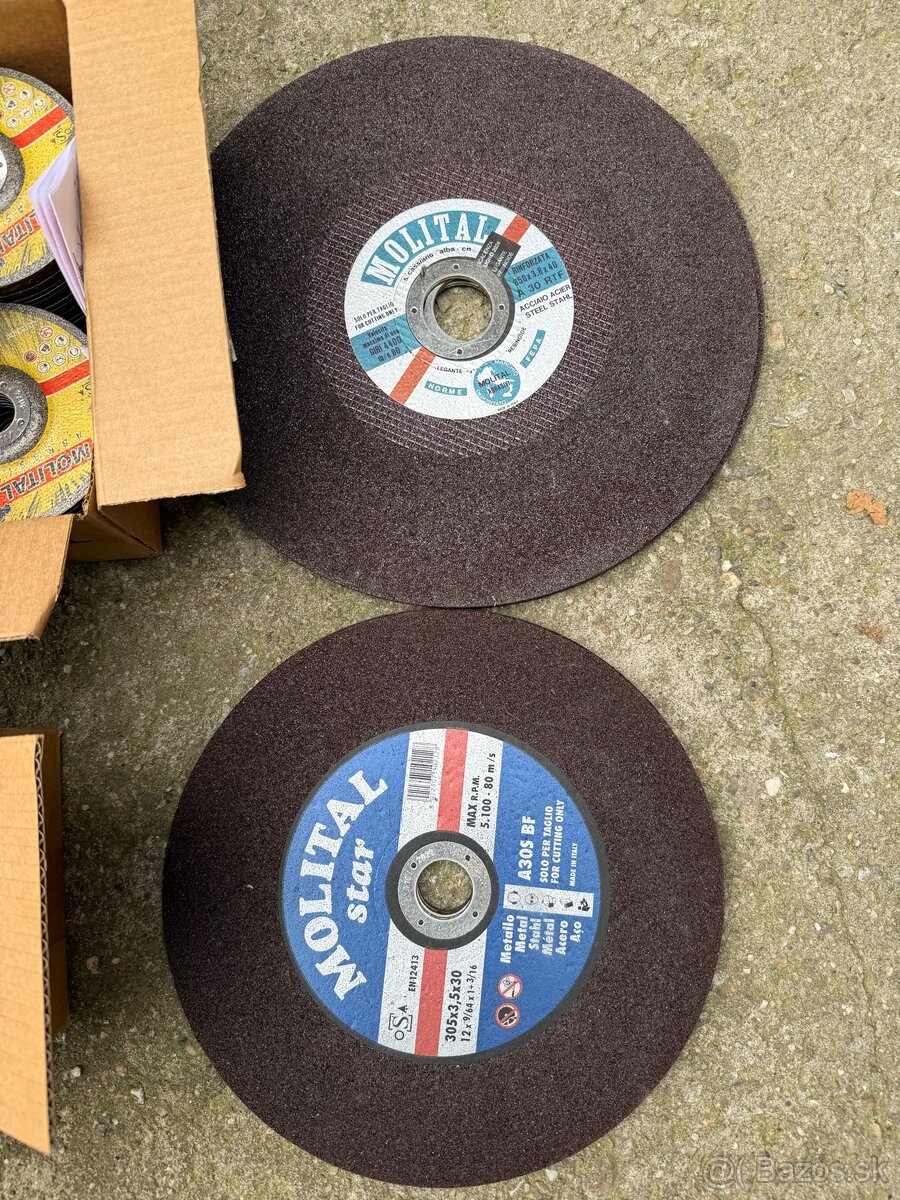 Ponúkam na predaj kvalitné rezné, brúsne, diamantové kotúče - 16