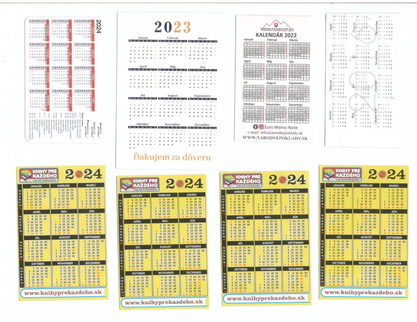 Staré vreckové kalendáriky - 16