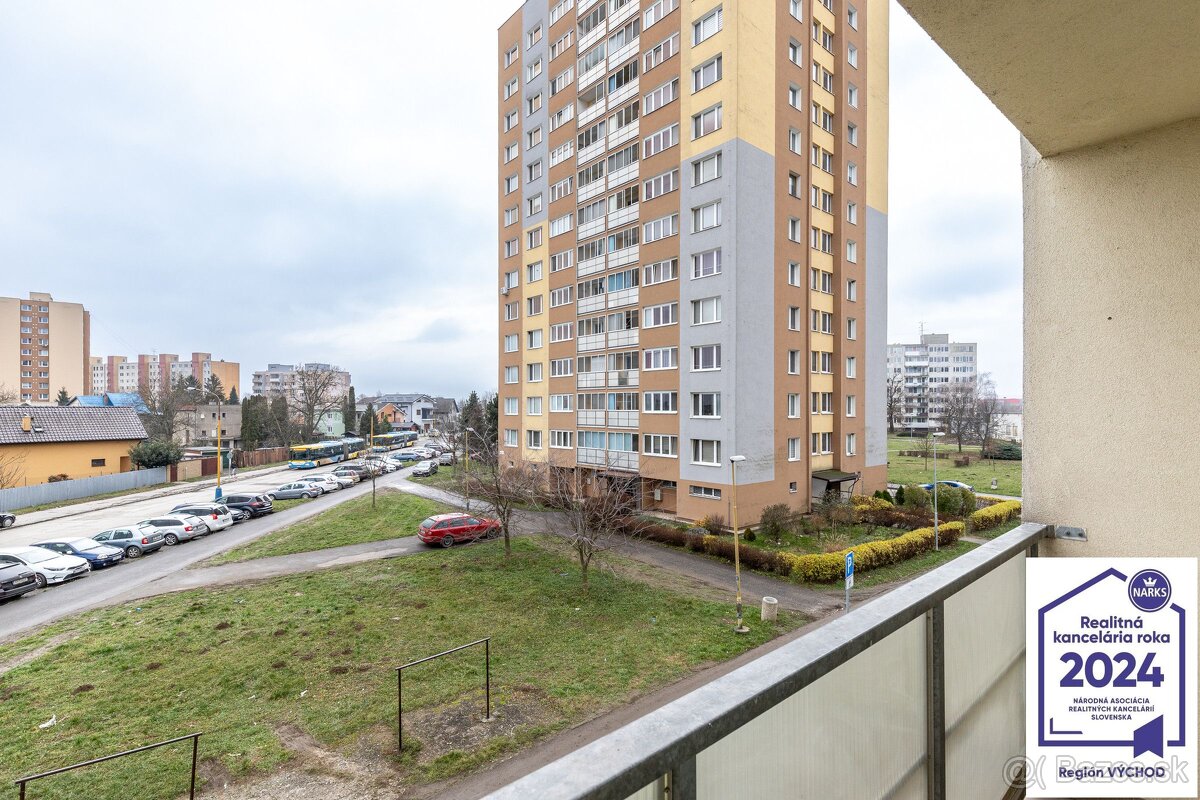 3 izbový byt s loggiou - Košice, Nad jazerom, ul. Meteorova - 16