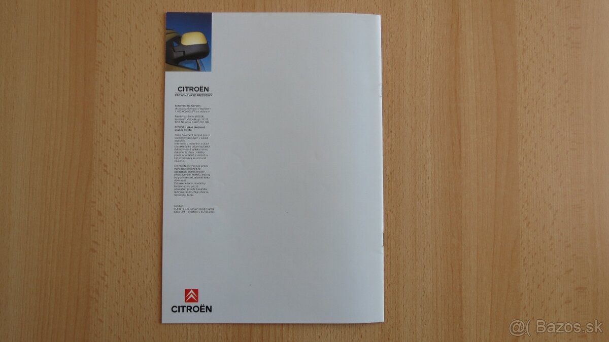Prospekty Citroen 60. až 90. léta. - 16