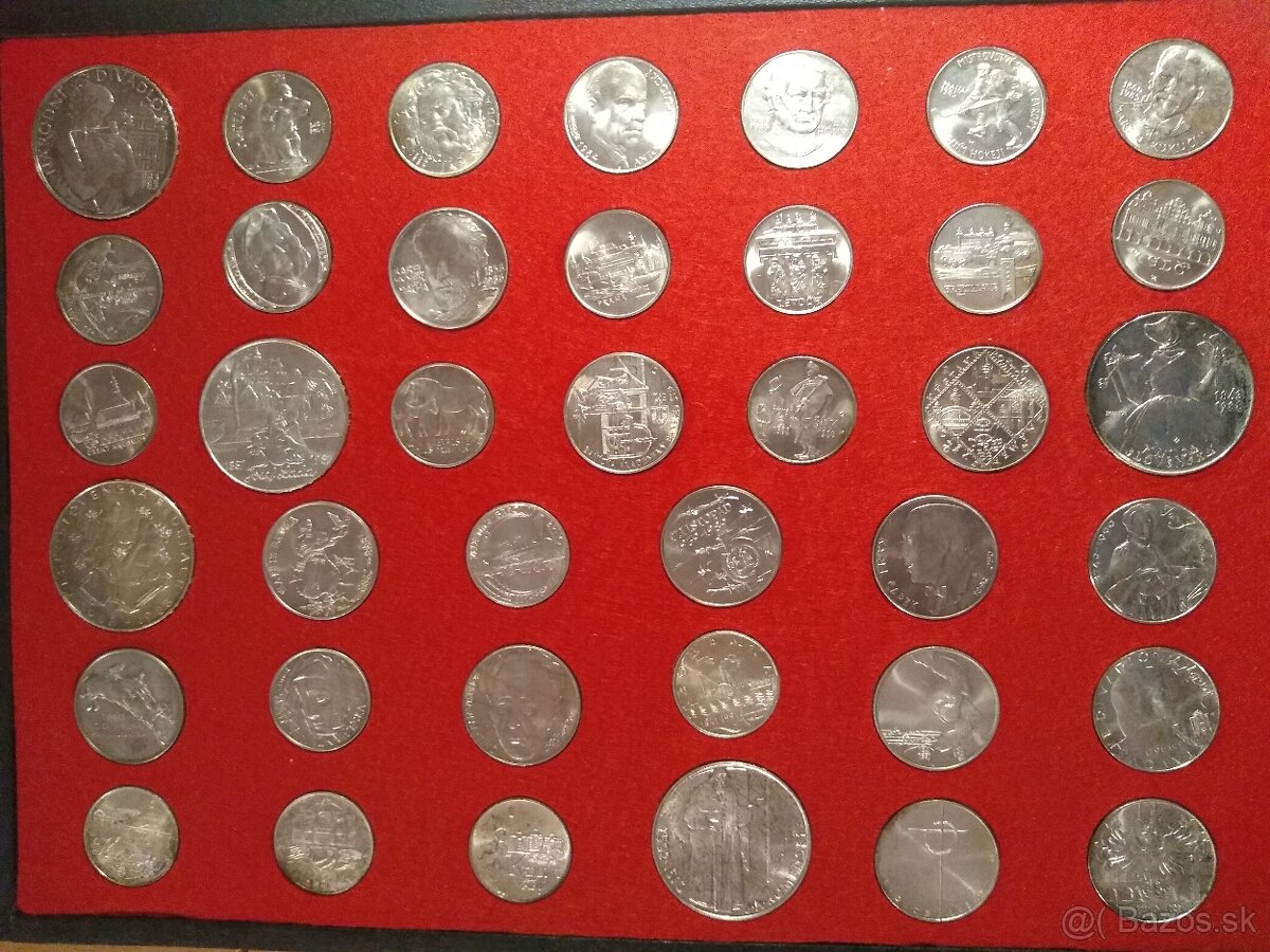 Sada Československých Strieborných mincí 1928-1992 - 16