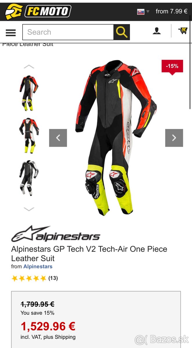 Alpinestars kombinéza GP tech - 16