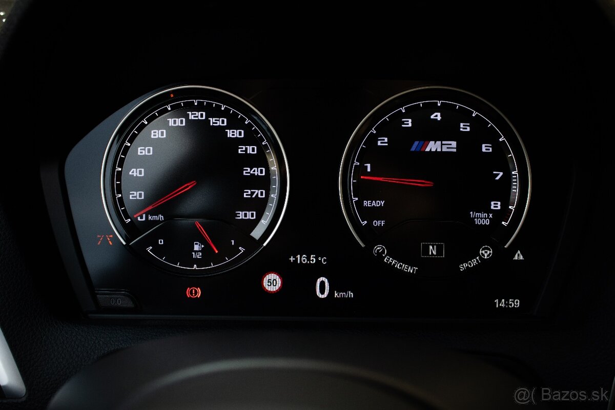 M2 Competition DCT M track, Carbon, Akrapovič, Po servise - 16