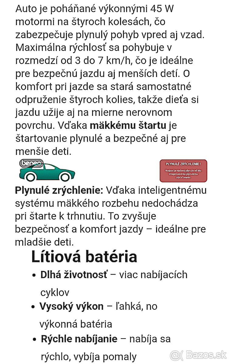 Detské elektrické autíčko UTV-MX - 16