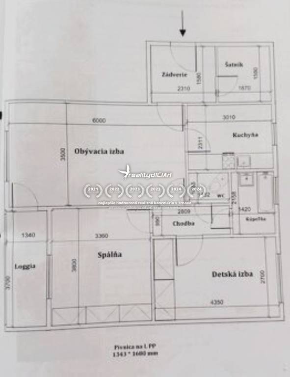 3i byt v pokojnej časti Trnavy na Prednádraží - 16