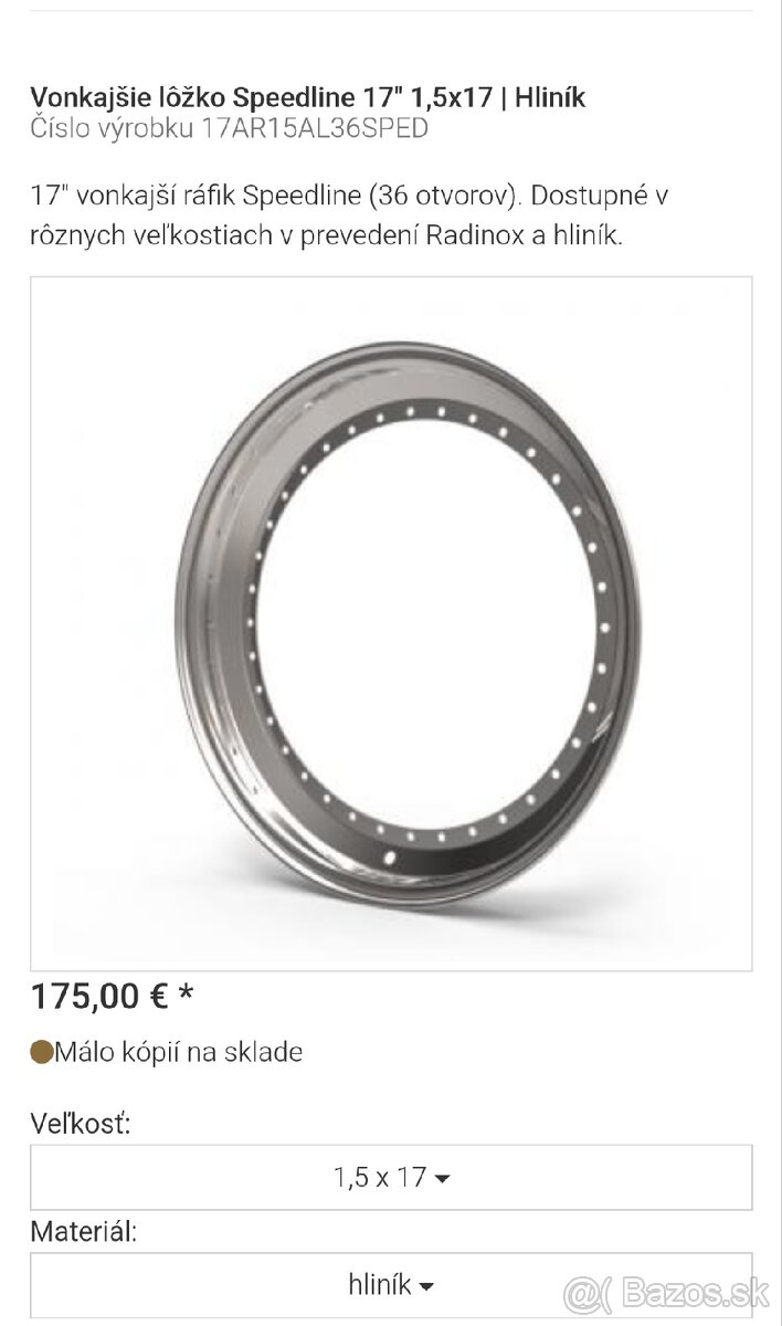 Predám Custom disky 4x100 alebo 5x120 r17 - 16