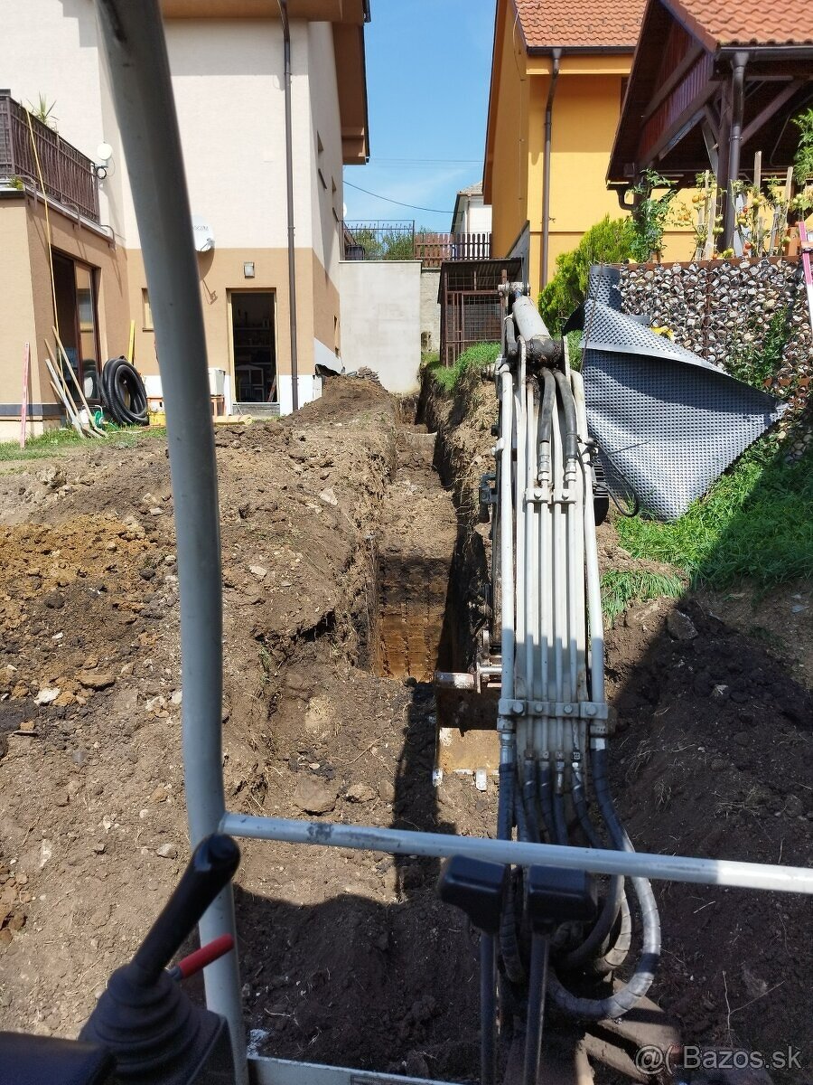 Výkopové a búracie práce BAGER a MINIBAGER TRNAVA MYJAVA - 16