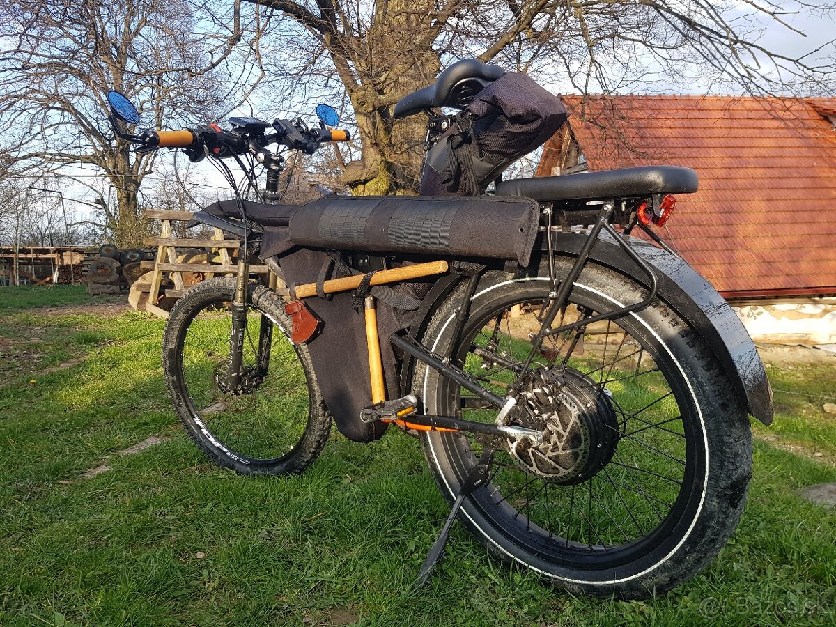 Elektromotorka 5000W / skladaci a rýchly postapo ebike - 16
