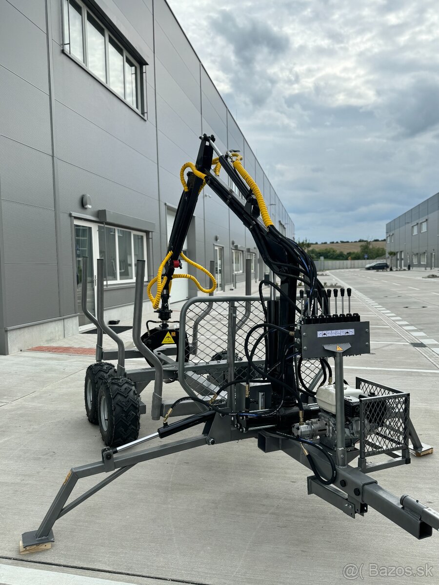 Vývozka - príves na drevo JANSEN HRW-30 3T - 16