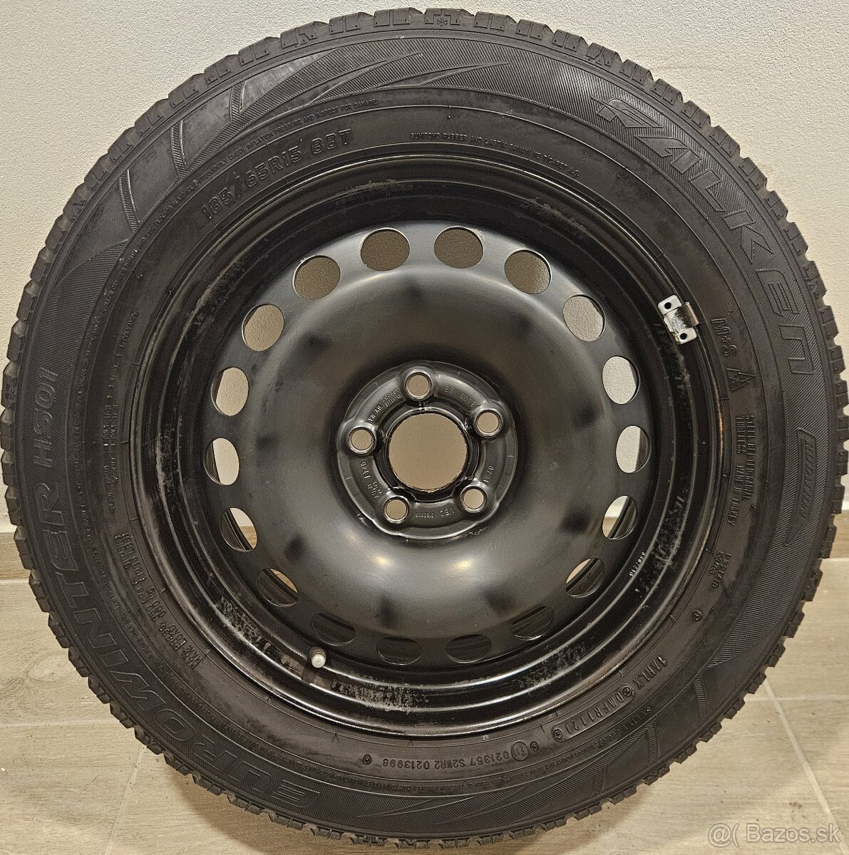 Originálna zimná sada VW - 5x100 r15 + FALKEN 185/65 r15 - 16