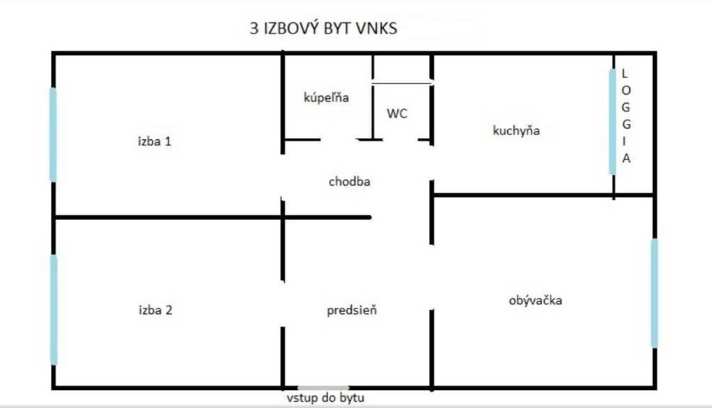 3-izbový byt (VNKS) so zariadením, Sásová, Banská Bystrica - 16