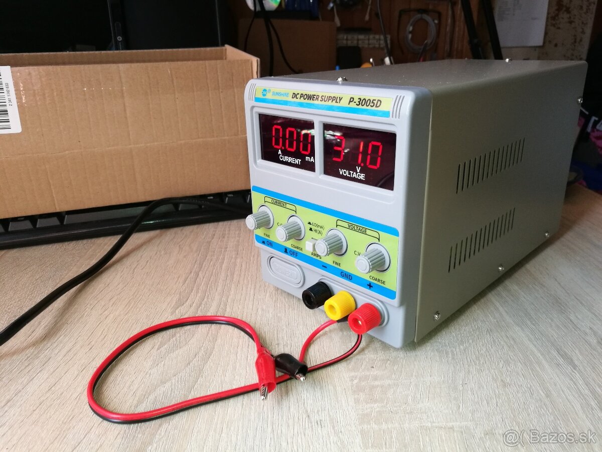 Lineárny laboratórny regulovateľný zdroj. 30 V 5A. - 16