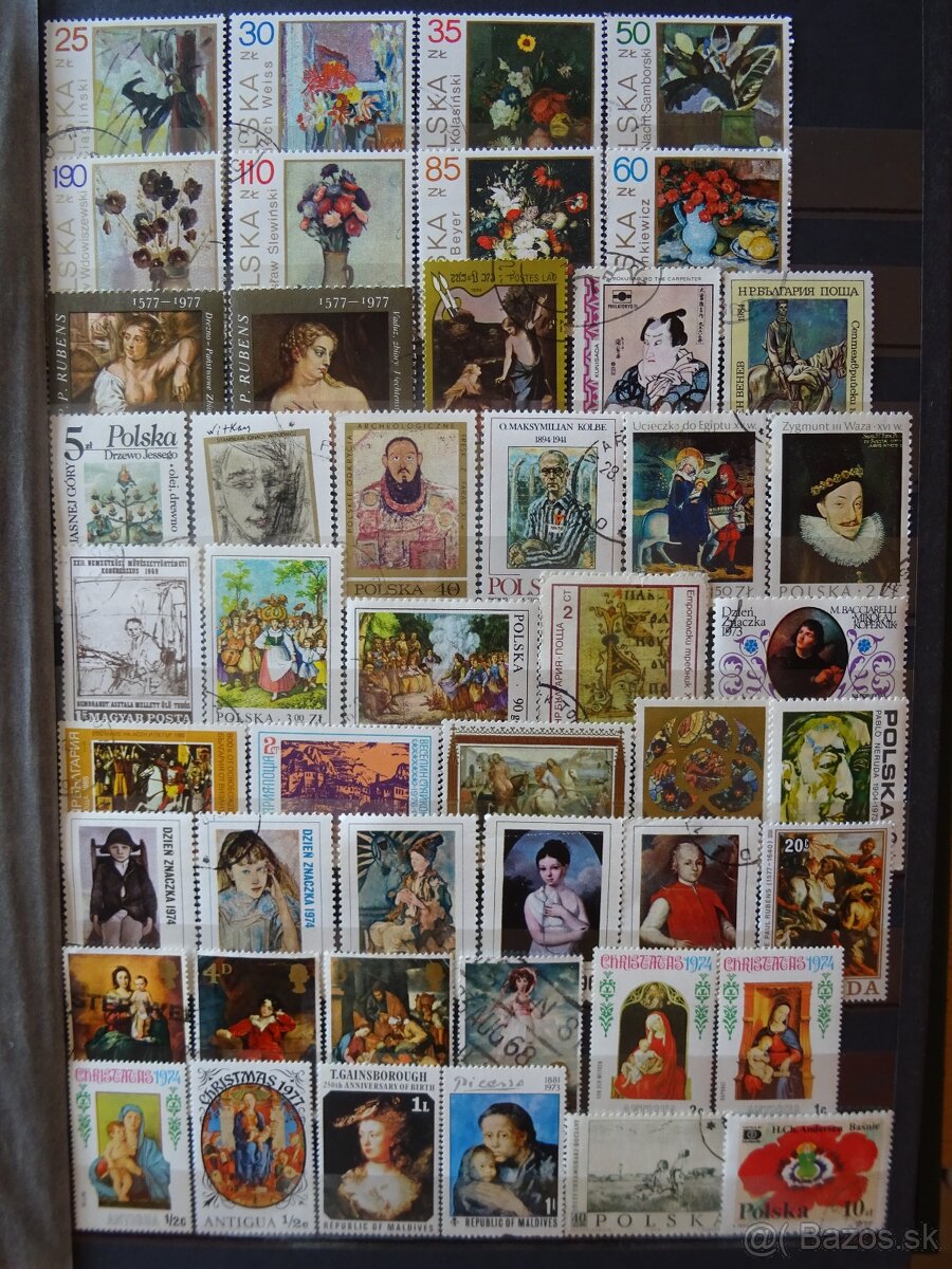 Pekná zbierka známok UMENIE 2 - 16