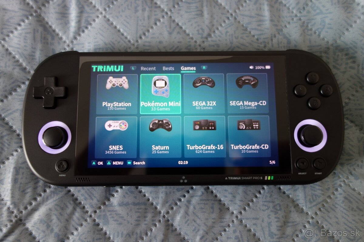 TRIMUI Smart Pro S + 256 GB microSD Samsung - parádne PSPčko - 16