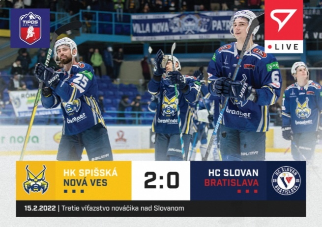 Hokejové kartičky TIPOS EXTRALIGA 24/25 HK SPIŠSKÁ NOVÁ VES - 16
