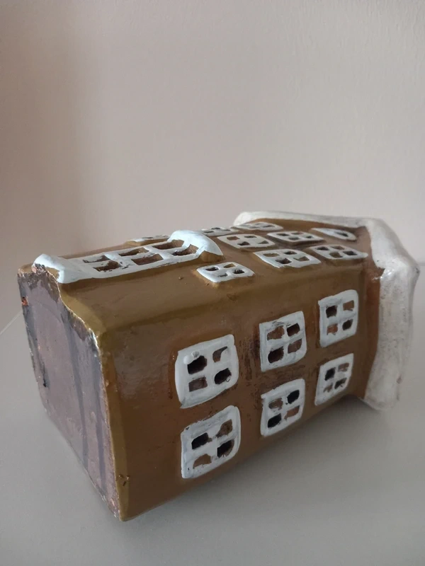 Keramický domček na čajovku 20,5x11,5x7,5 cm - 16