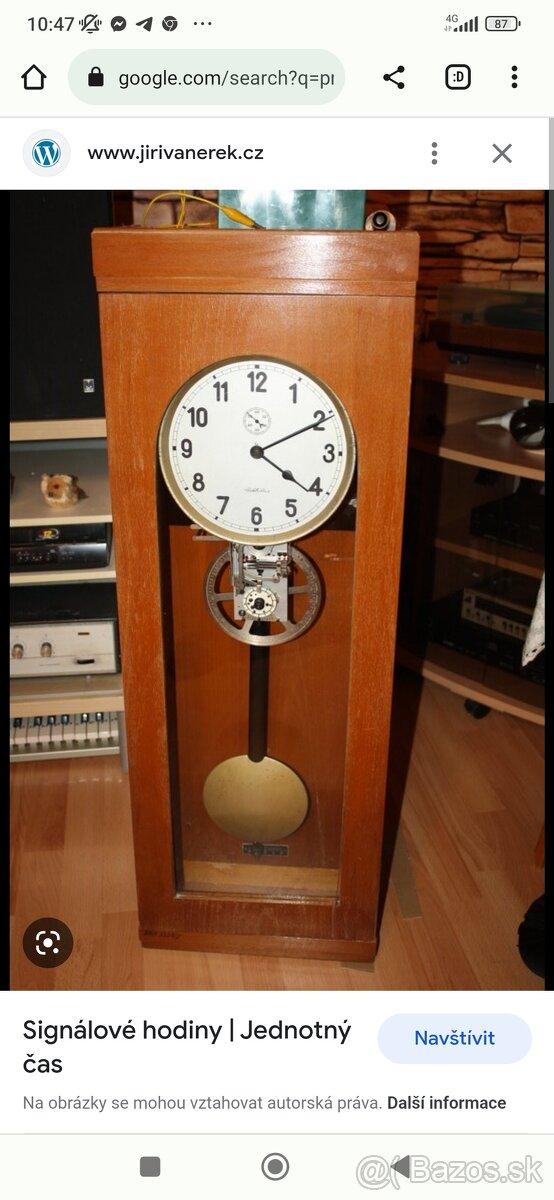 Hodiny Elektročas Pragotron Chronotechna - 16