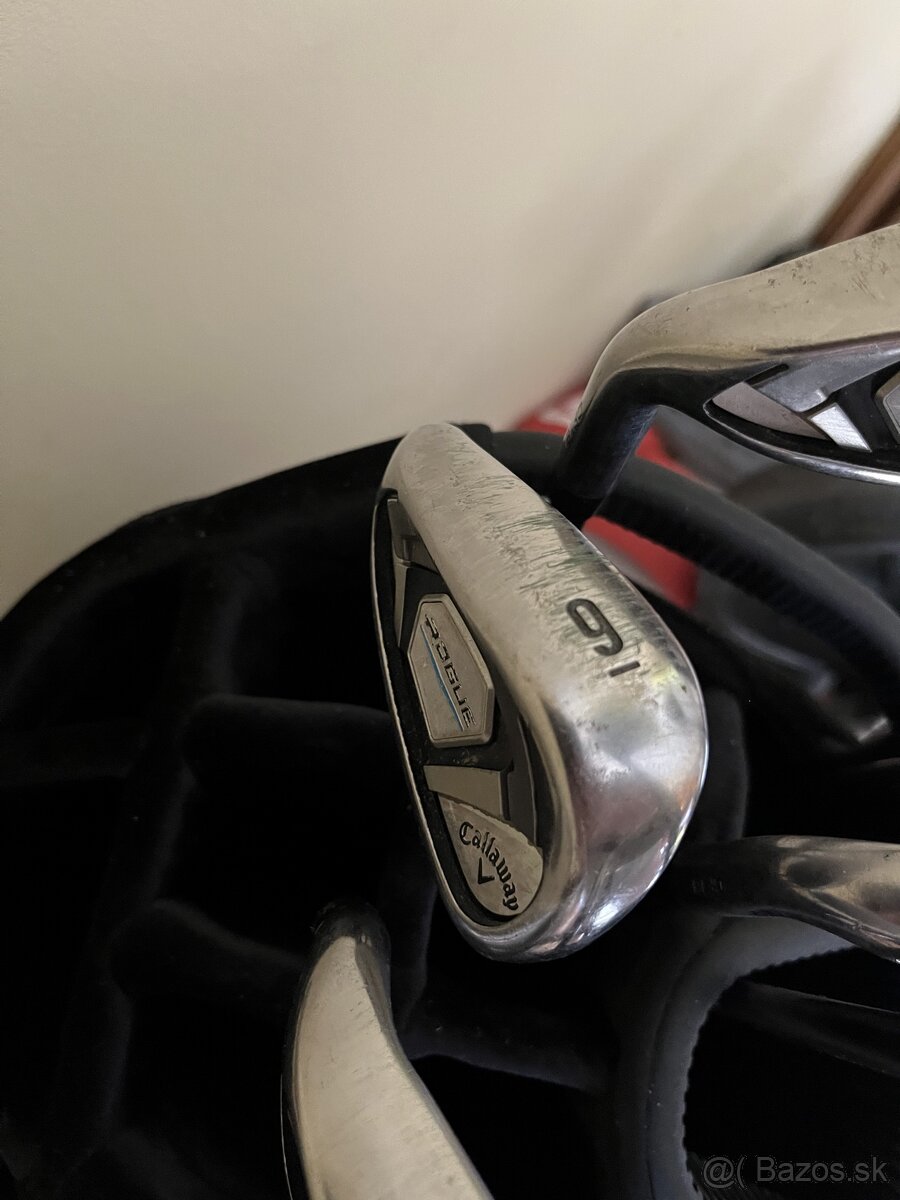 Golf.sada(12 palic a 2x bag), vozik, hitting mat, sietka. - 16