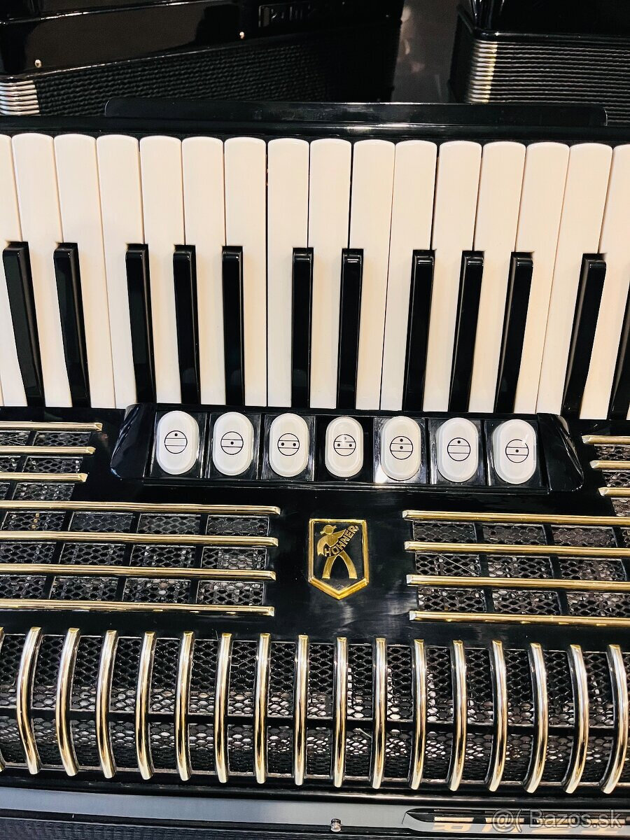 Predám akordeón HOHNER Verdi III 120 basový Používaný- Top s - 16