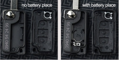 Peugeot & Citroen obal kľúča - 16