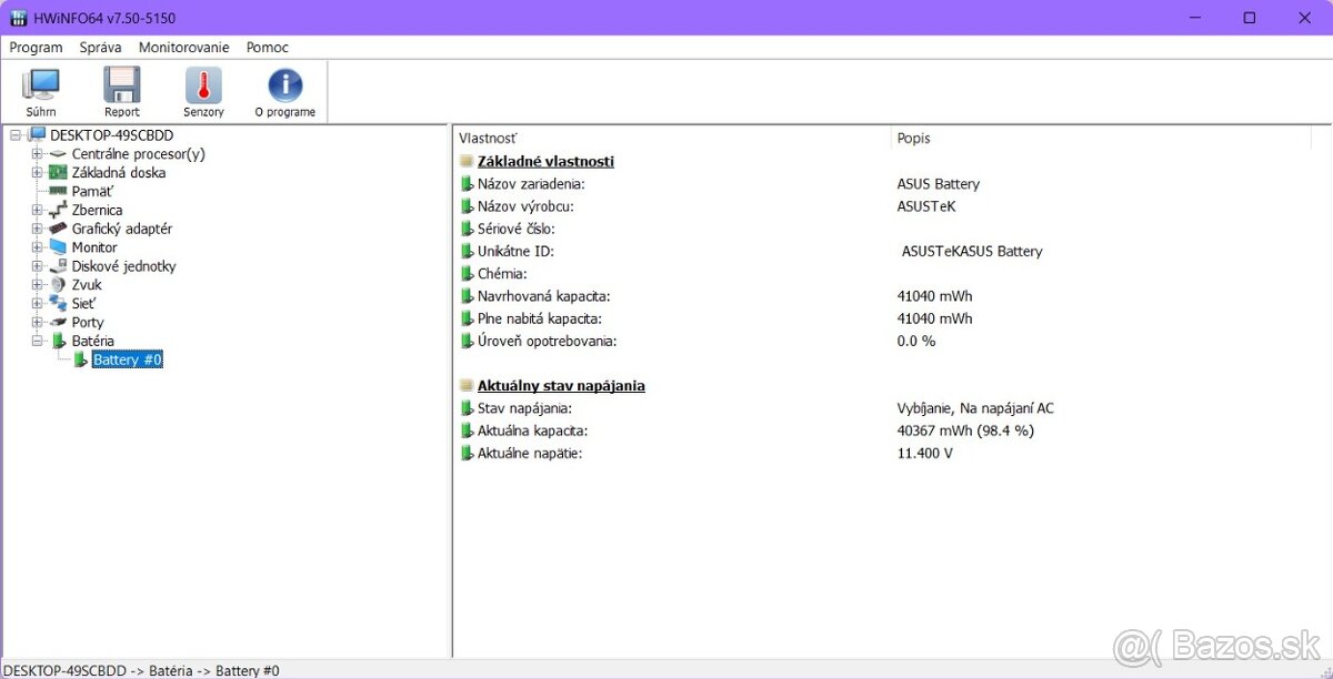 Asus E410MA/Celeron N4020/4GB RAM/FHD/128GB SSD/Nova bateria - 16