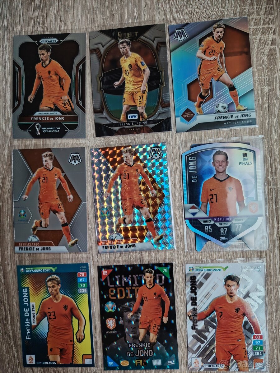 Griezmann, Suarez, de Jong - futbalové kartičky - 16