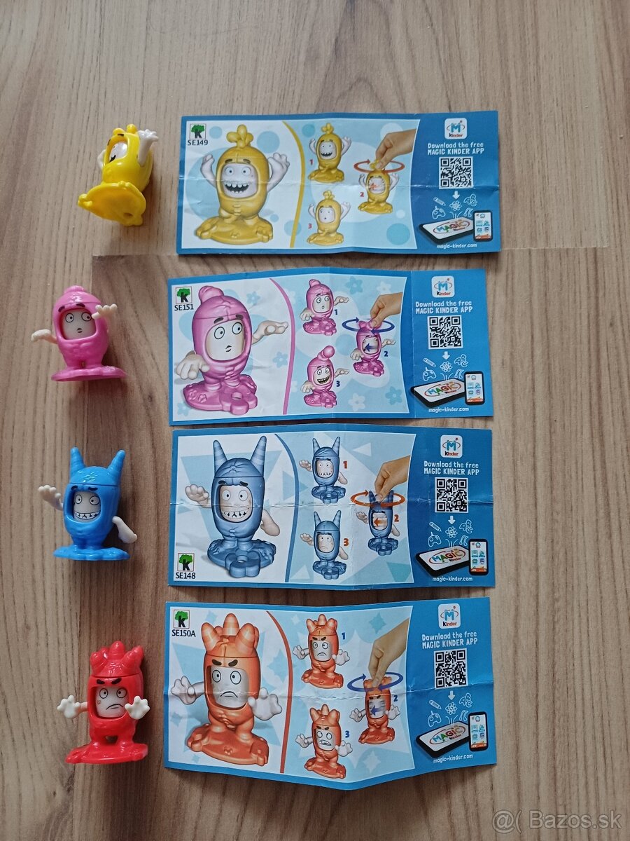 Kinder figurky 1 - 16