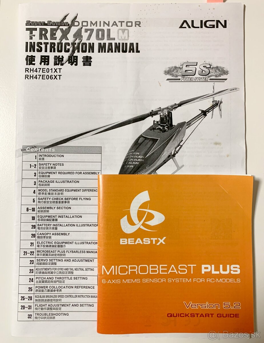 RC vrtuľník ALIGN T-REX 470LM - RTF - 16