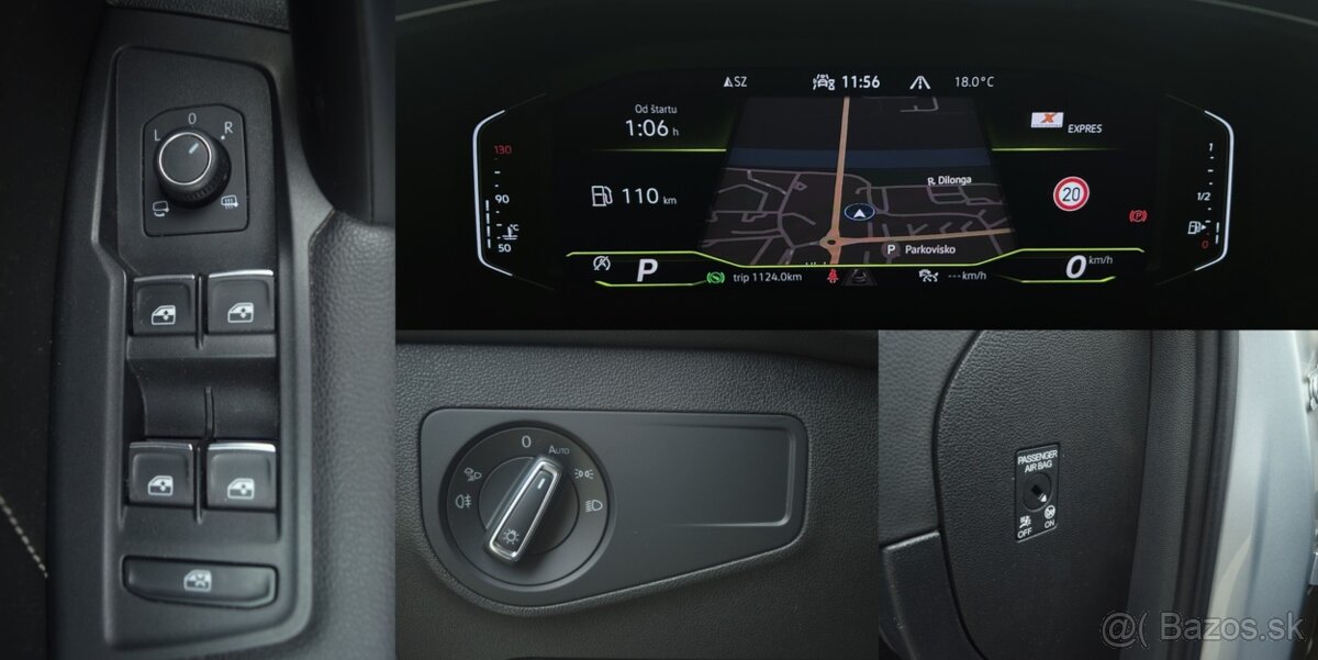 1,5 TSI R-LINE, DSG, výhrev. čelné sklo, servisované - 16