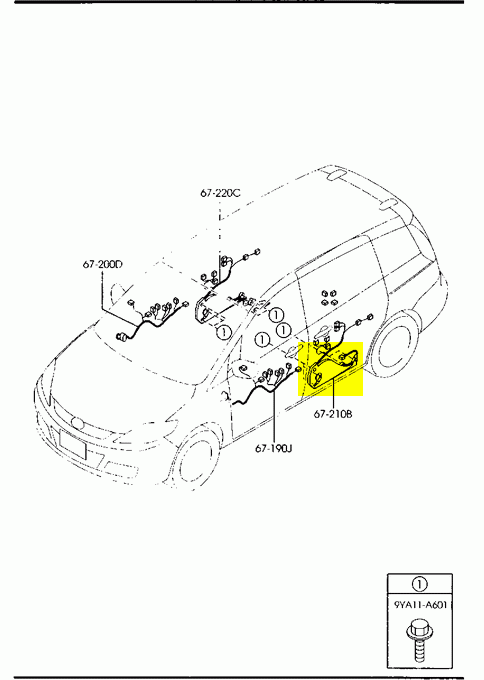 Mazda 5 (CR19, 2005-2010) Interiér diely - 16