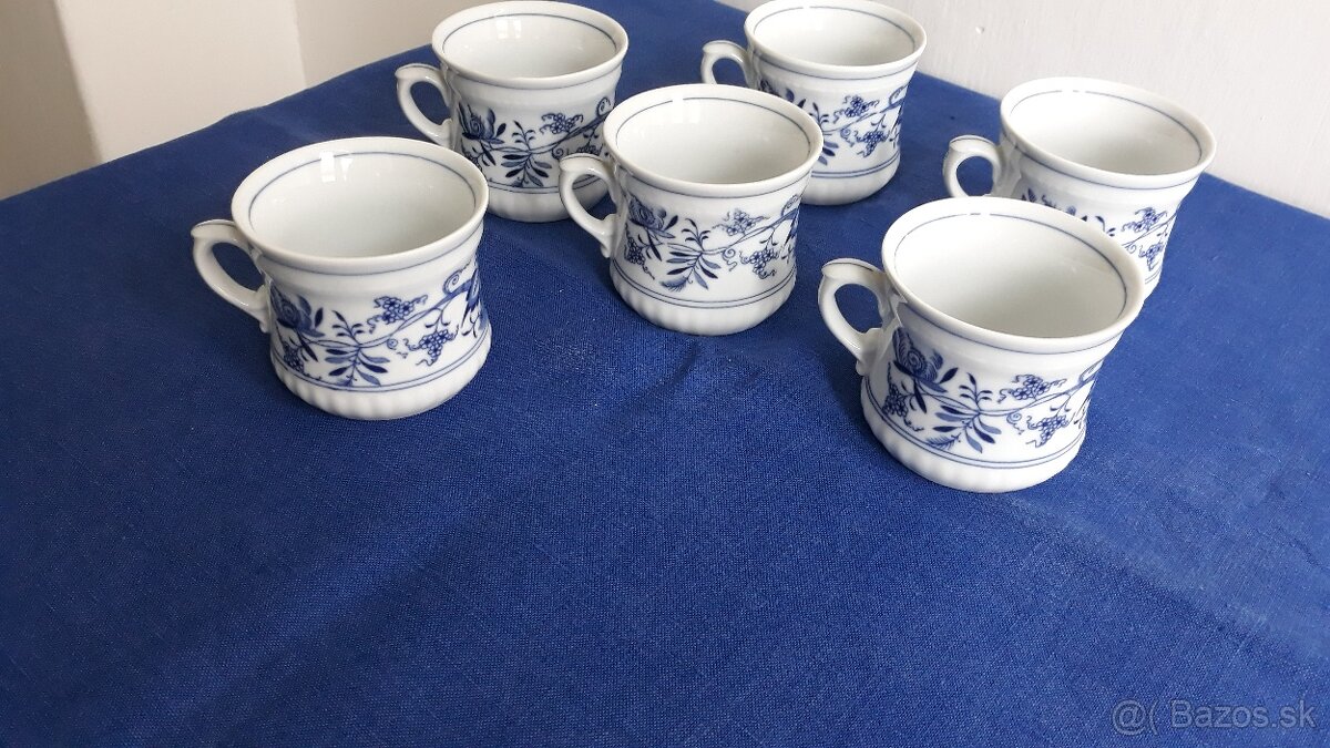 Porcelánový servis, cibulkový vzor - 16