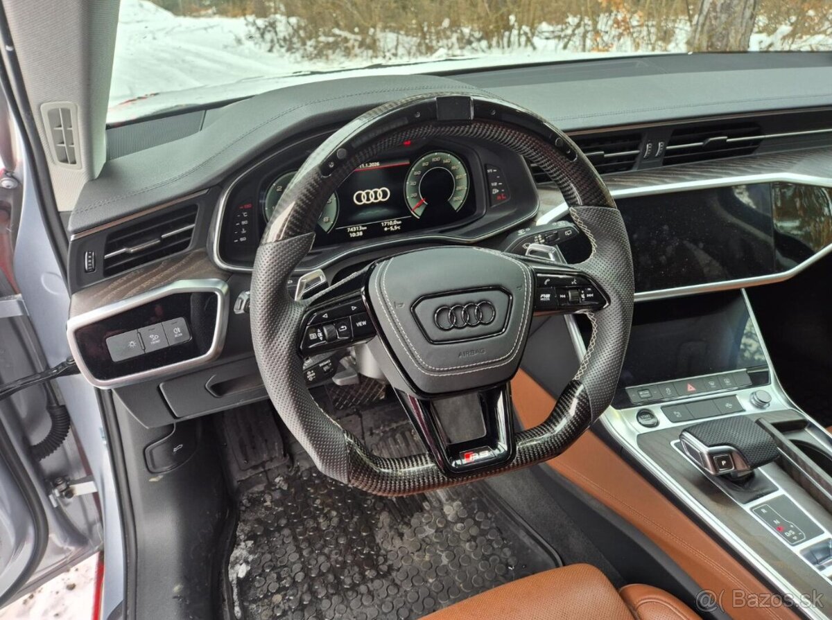 -AUDI VOLANT KARBONOVY A6 A7 C8 Q8 S8 SQ8 E-TRON - 16