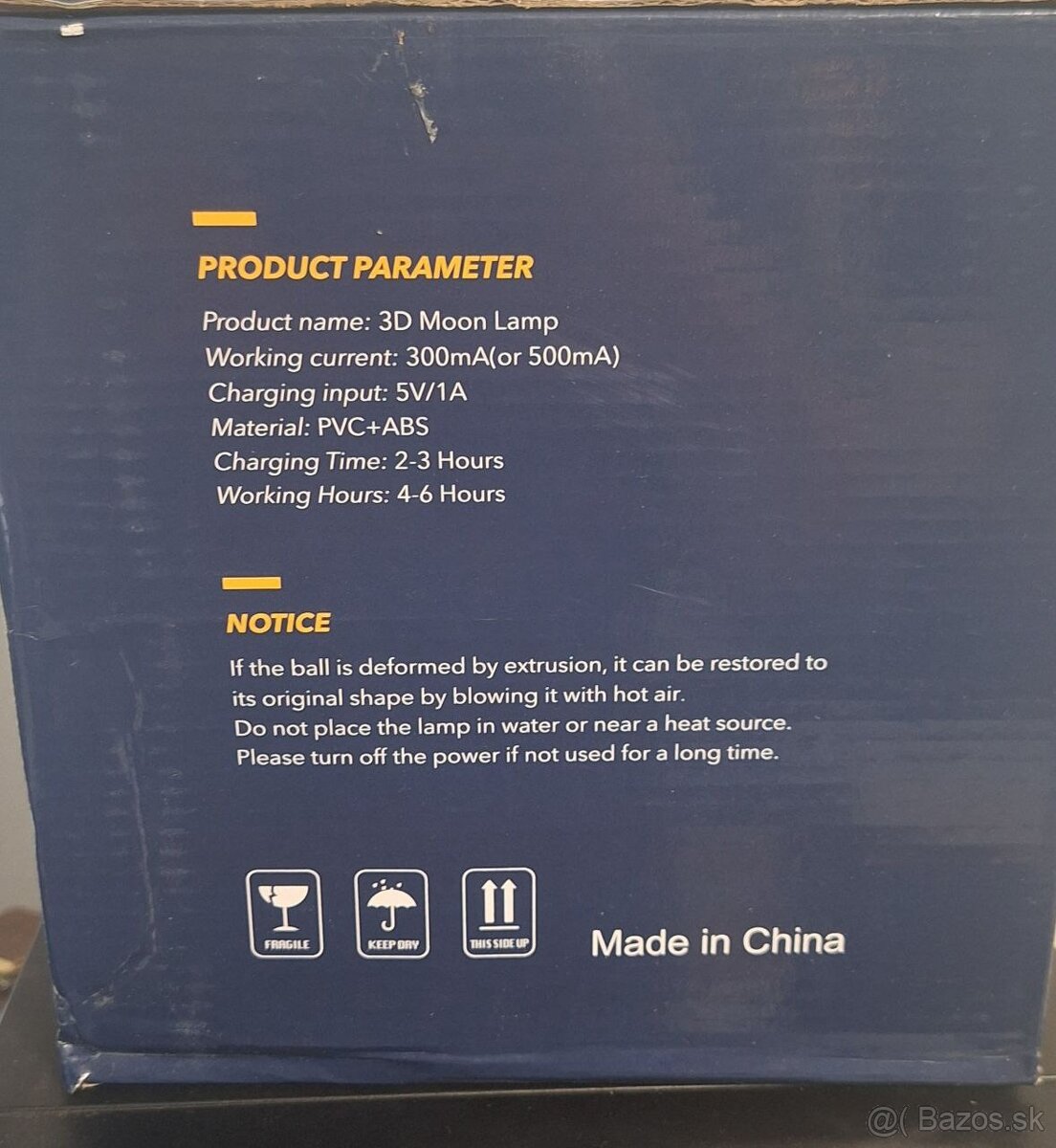 Lampa mesiac / mesačné svetlo (mení farby) LED - 16