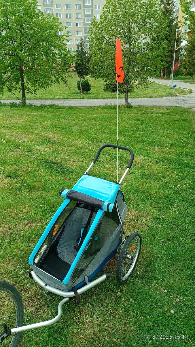 Cyklovozík Croozer Kid for 1 ODPRUŽENÝ - 16
