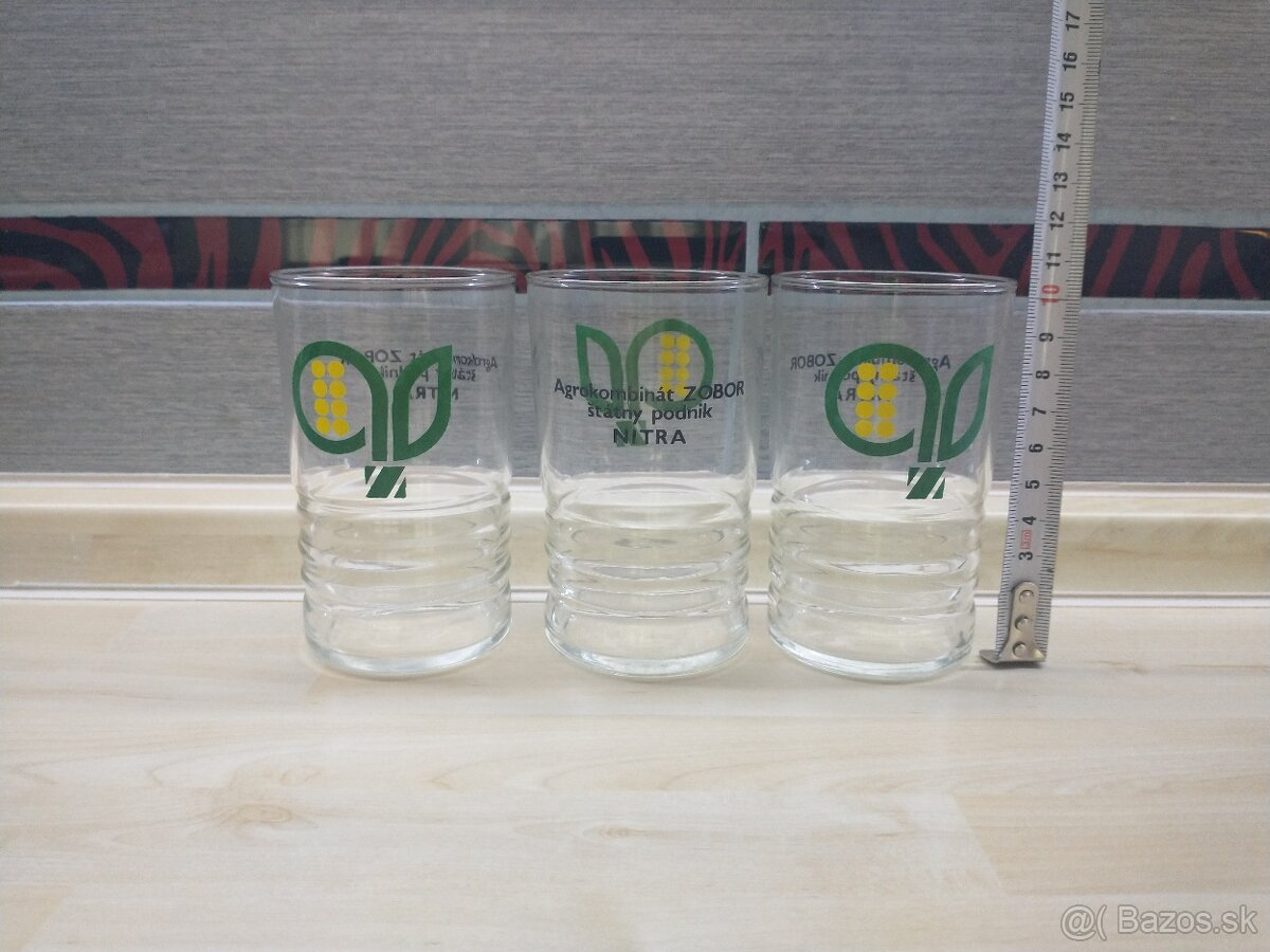 poháre Nitra, zlatá zuzana, štamperlíky, karafa - 16
