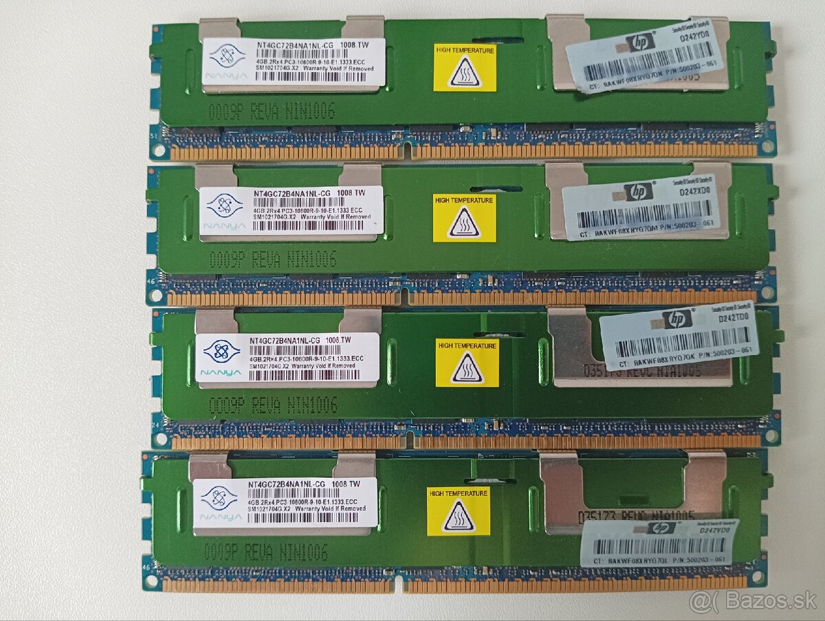 PC & Server ECC Pamäte DDR2 DDR3 DDR4 - 16