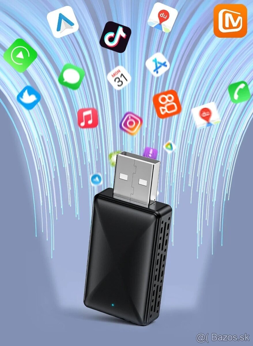 Bezdrôtový adaptér Mini Wireless CarPlay USB - 16