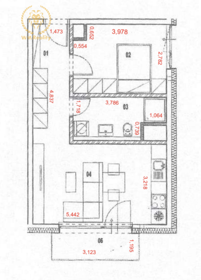 NA PREDAJ - 2 - izbový byt v novostavbe Nová Nitra - 16