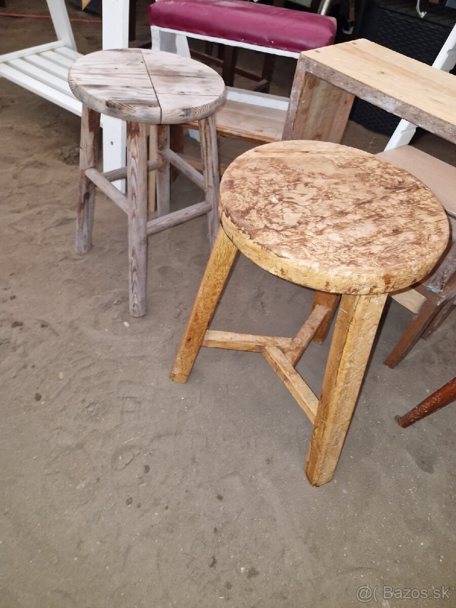 Retro nábytok stoličky... - 16