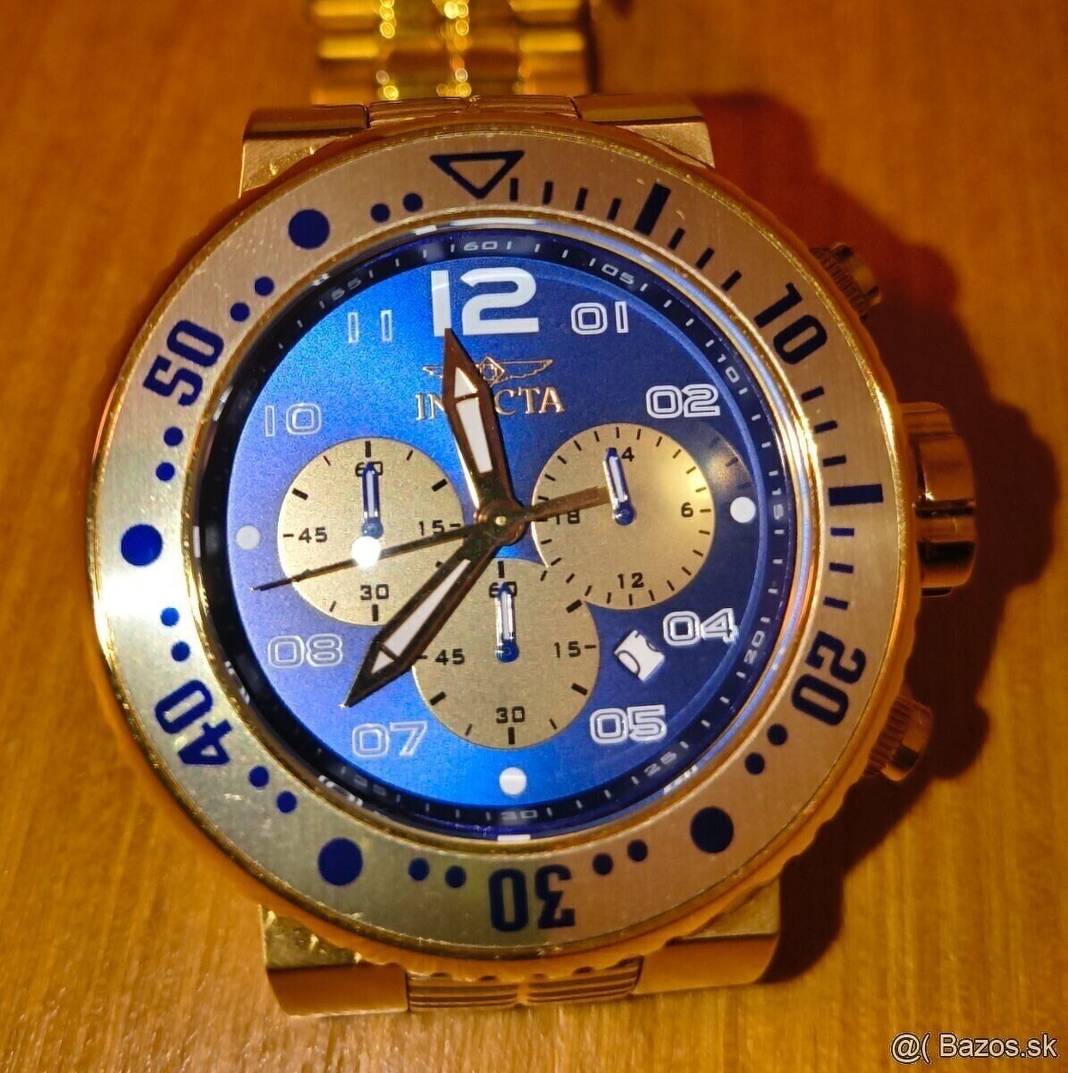 USA Hodinky, 500 m vodot., masívny dizajn - 16