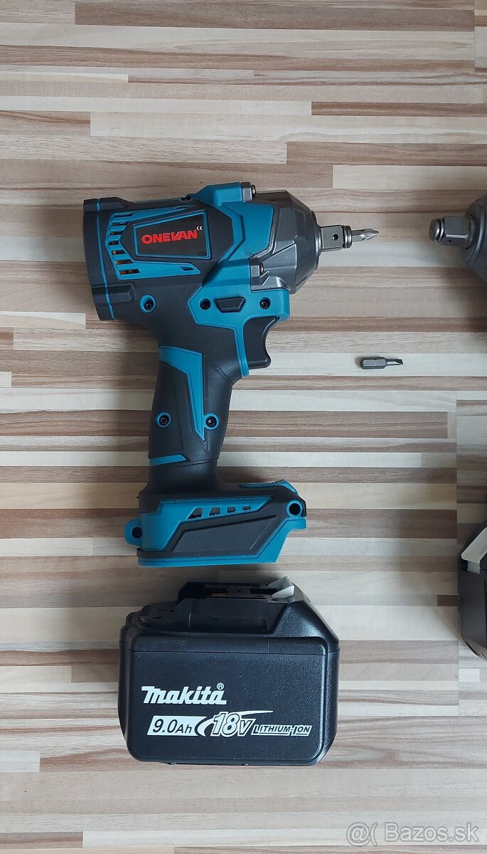 Rázový Aku uťahovák-ONEVAN,Gisam, pre Aku Makita batéria 18V - 16