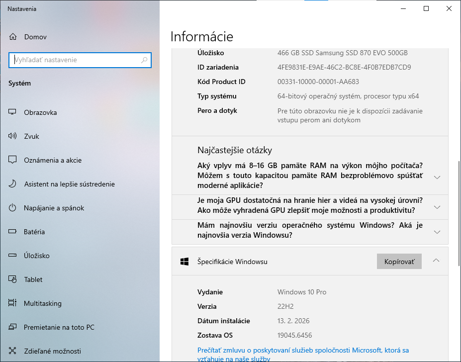 Na predaj 15,6" notebook Asus x550vb. - 16