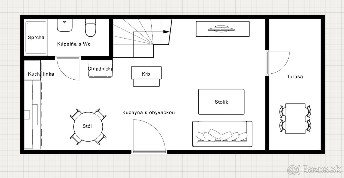 Chata + stavebné pozemky pri Vinianskom jazere, obec Vinné. - 16